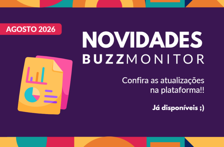 Capa do artigo de novidades da Buzzmonitor em agosto de 2026