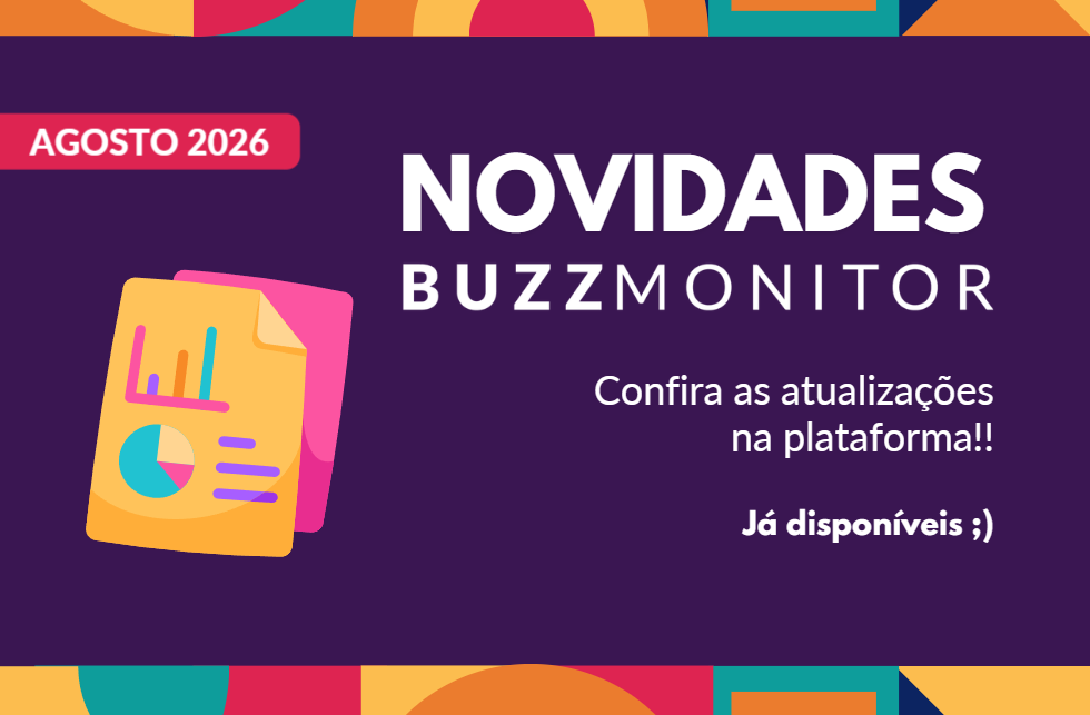 Capa do artigo de novidades da Buzzmonitor em agosto de 2026