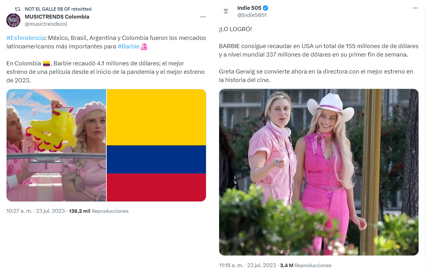 Conoce C mo Fue El Estreno De Barbie Analizamos La ola Rosa En Redes conoce-c-mo-fue-el-estreno-de-barbie-analizamos-la-ola-rosa-en-redes